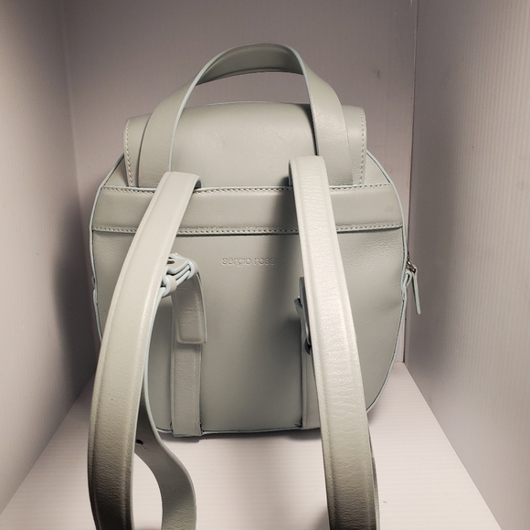 Sergio Rossi Backpack - Sky Blue - Bag with Metal accent - Picture 2 of 6